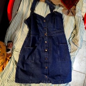 Lulu's button down denim dress (XL)